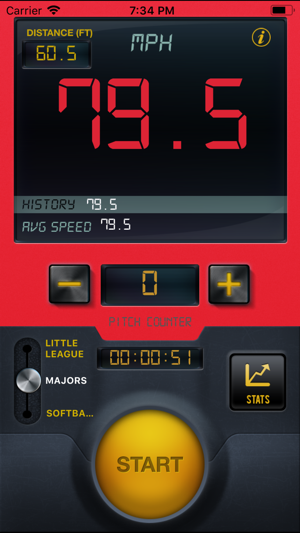 Baseball Speed Radar Gun Pro