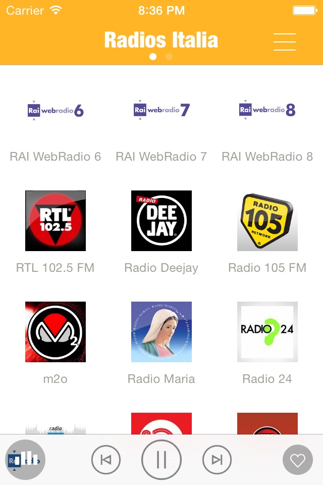 Radios Italia FM Live Stream screenshot 2