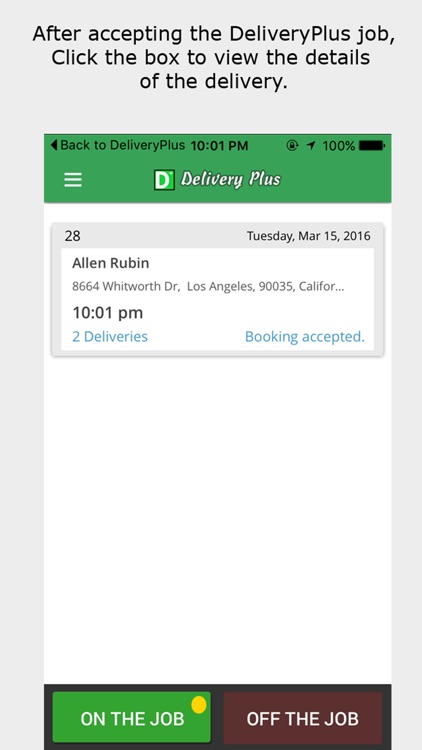 Delivery Plus Driver’s App