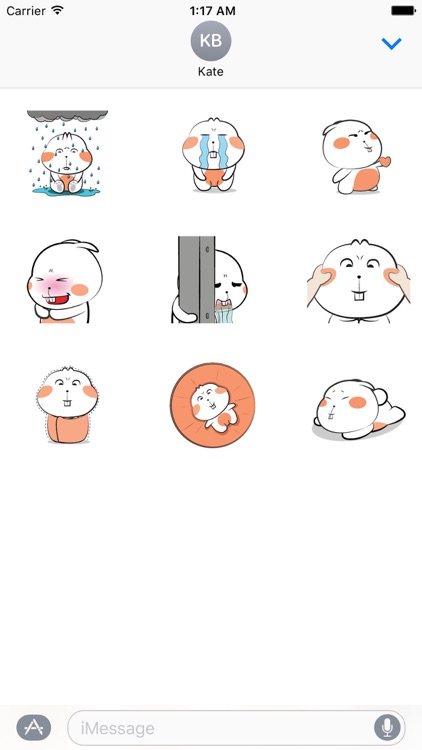 Chubby Hamster Stickers