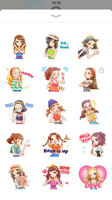 Fashionable Girls3 Sticker screenshot 2