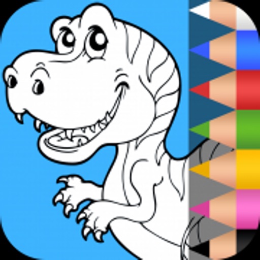 Dinosaurs world, Coloring Book iOS App