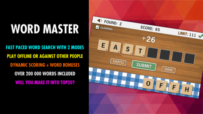 How to cancel & delete Word Master LITE from iphone & ipad 1