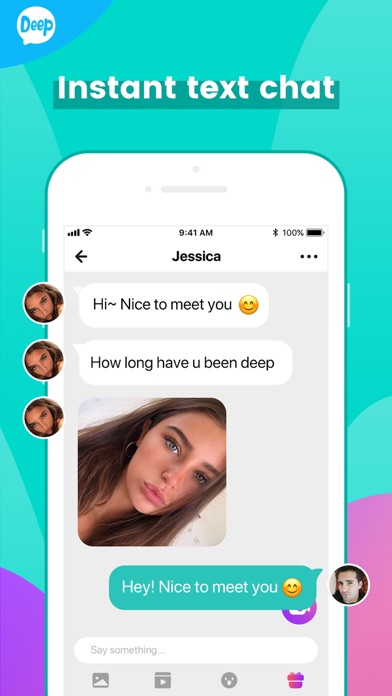 Deep-live video chat iPhone Capturas de pantalla