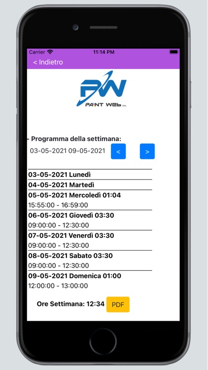 Clock In Out Dipendenti screenshot-4