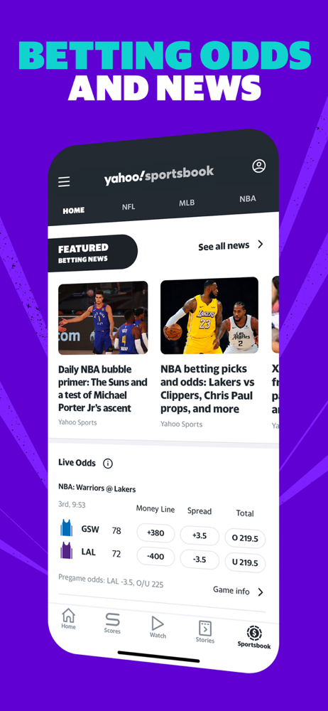 yahoo sports live sports news overview apple app store us
