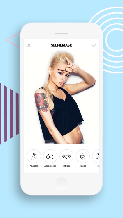 Selfie Mask - Photo Editor screenshot-3