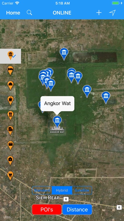 Siem Reap, Cambodia – City Map