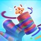 Roll the bandages around the poor guy and keep him rolling by avoiding obstacles