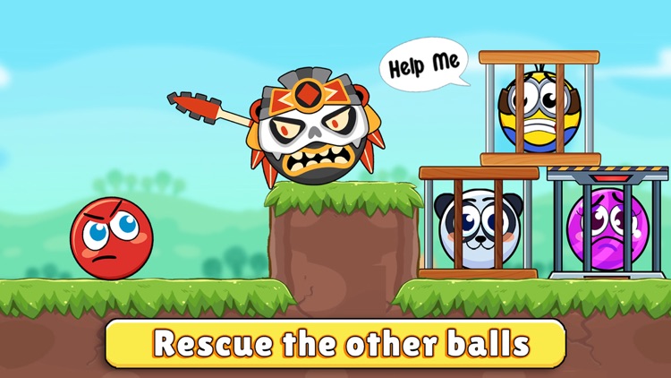 Red Bounce Ball Heroes screenshot-7