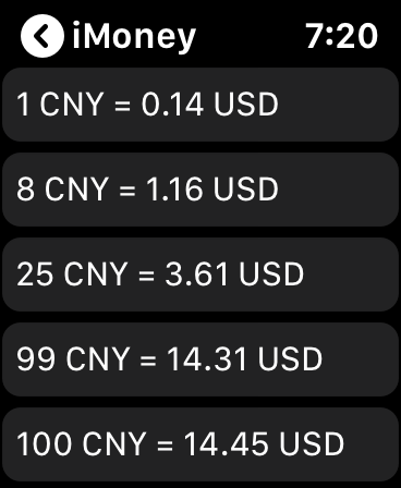 Screenshot #13 for iMoney · Currency Converter