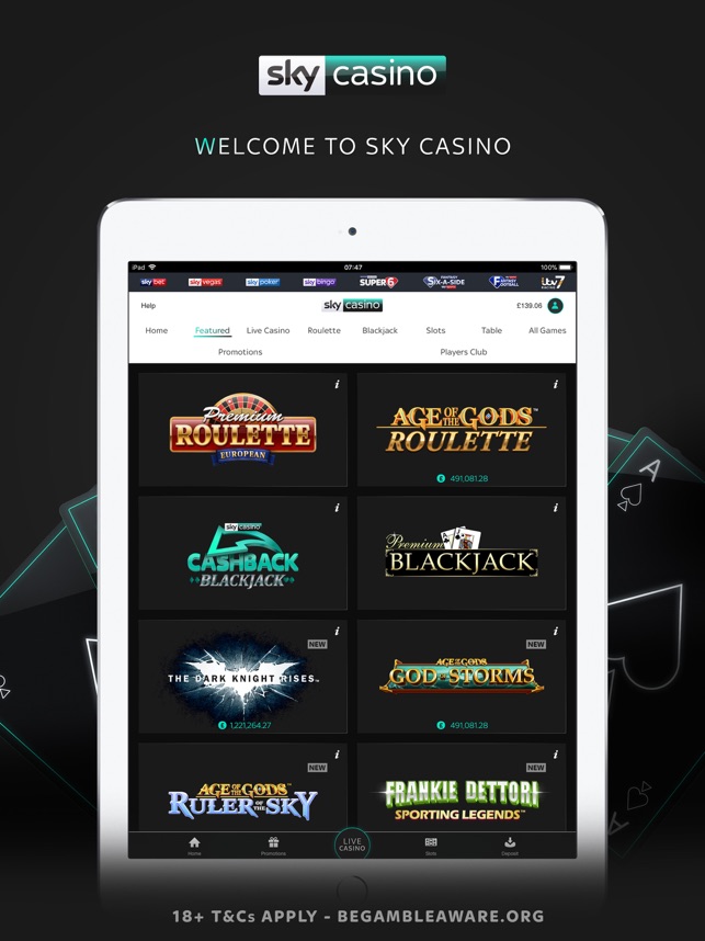 Sky bet live casino real money