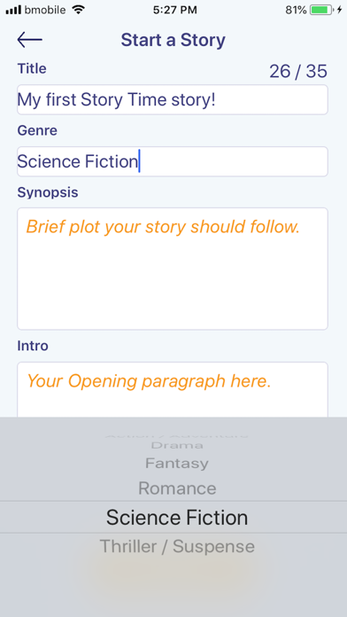 StoryTime: Imagine,Write,Share screenshot 2