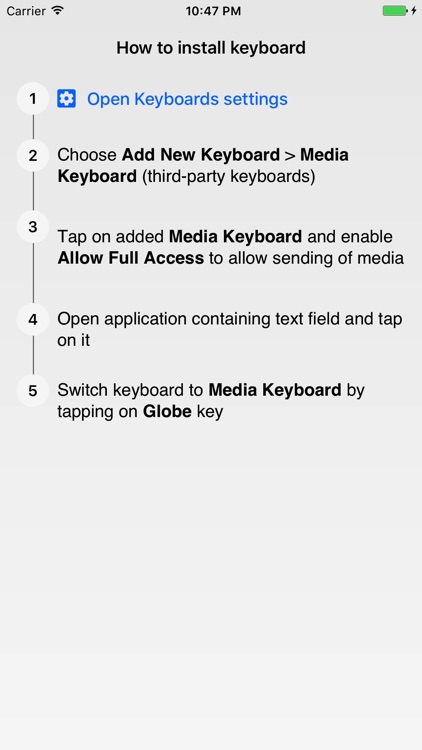 Media Keyboard: voice messages screenshot-4