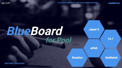 Blue Board for Pool screenshot1