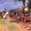 Horse Riding Vs Train Race Sim