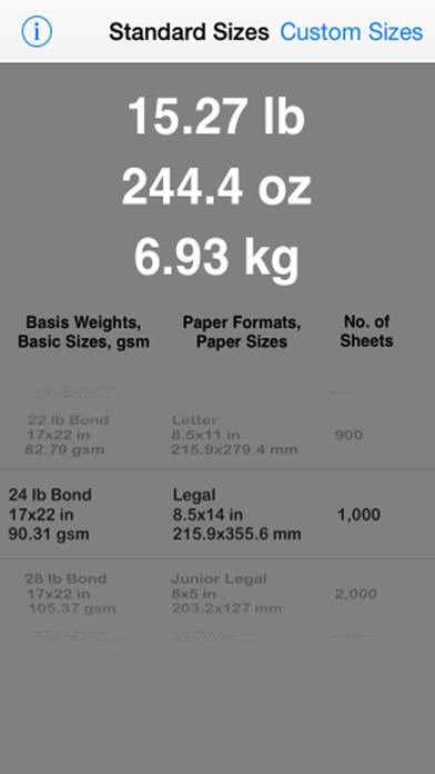 How to cancel & delete Paper Weight Calculator from iphone & ipad 1