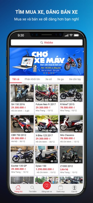 Webike - Chợ Xe Máy(圖1)-速報App