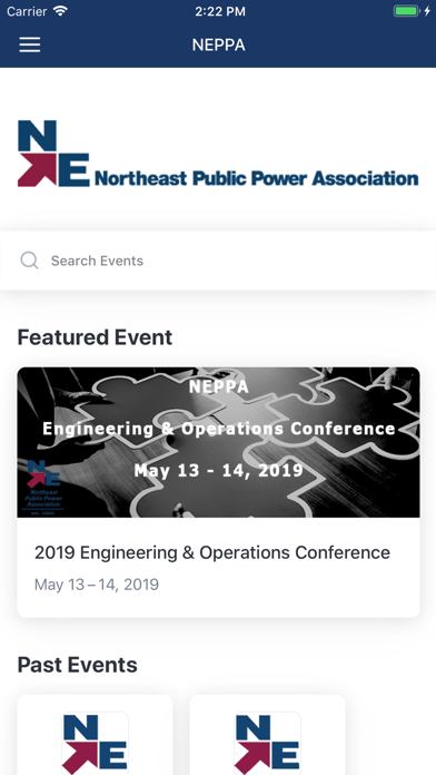 NEPPA Events screenshot 2