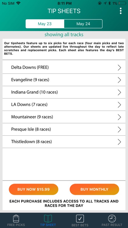 Horse Racing Tip Sheets