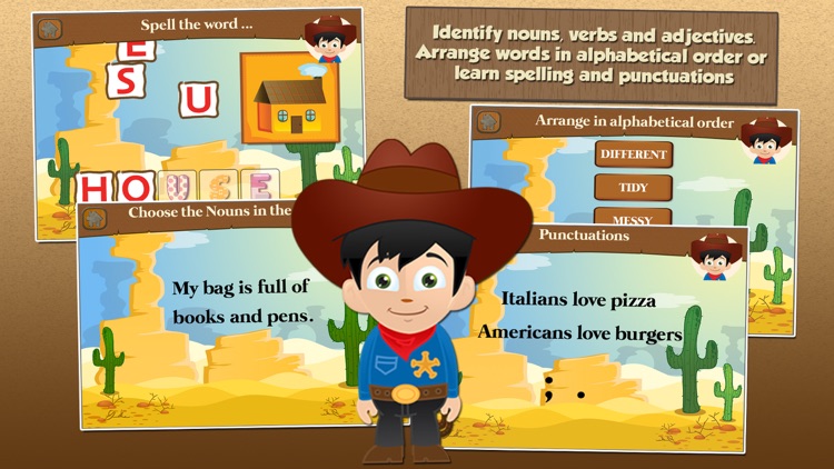 Cowboy Kid Games for 2nd Grade screenshot-3