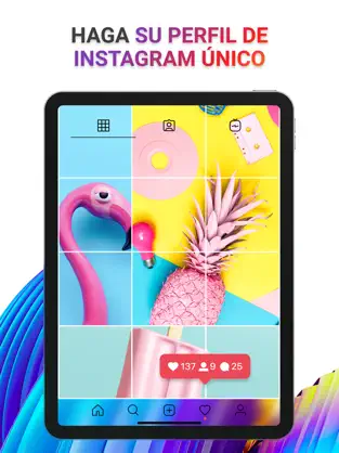 Screenshot 1 Grids・Plantillas de Instagram iphone