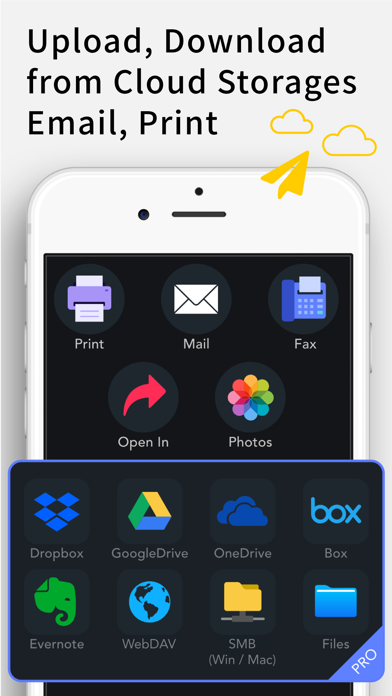 Scanner App Pro - Scan PDF, Print, Fax, Email, and Upload to Cloud Storages Screenshot 9