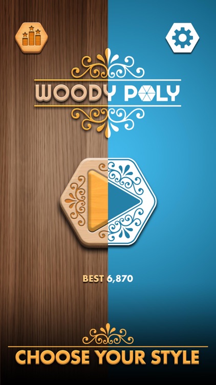 Woody Poly Block Hexa Triangle screenshot-4