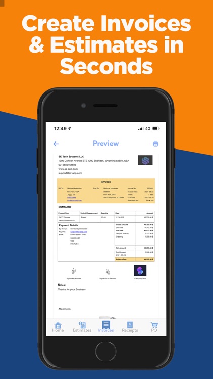 SIR: Invoice Maker screenshot-0