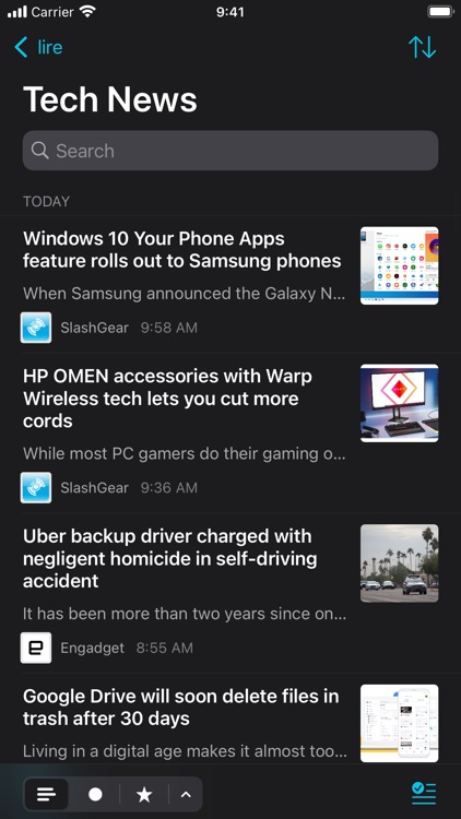 lire: RSS Reader screenshot-3