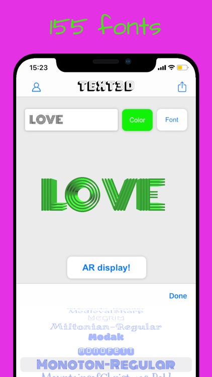 AR Text - 3D text to AR screenshot-5