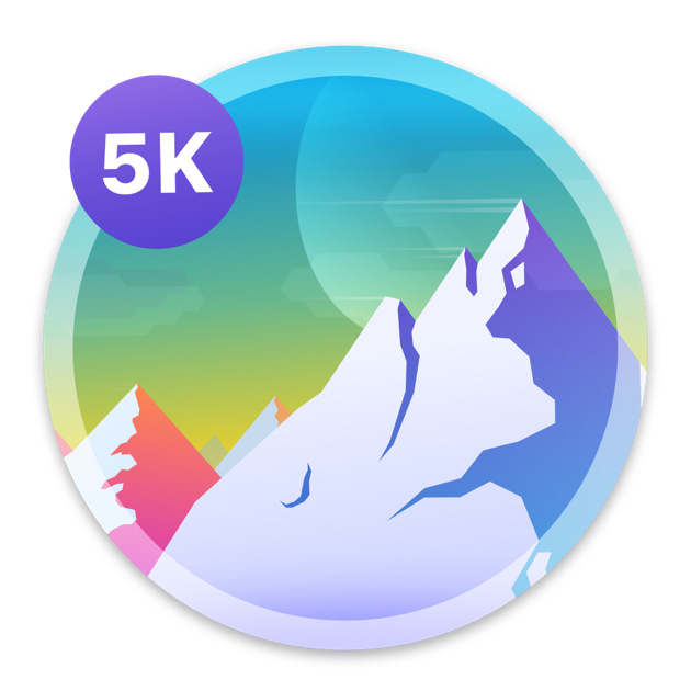 Retina 5k Wallpaper Set をmac App Storeで