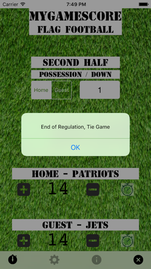 MyGameScore Flag Football(圖5)-速報App