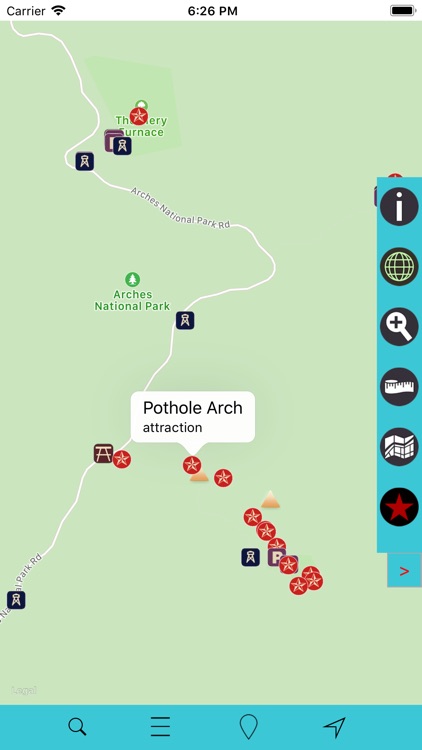 Arches National Park – GPS Map