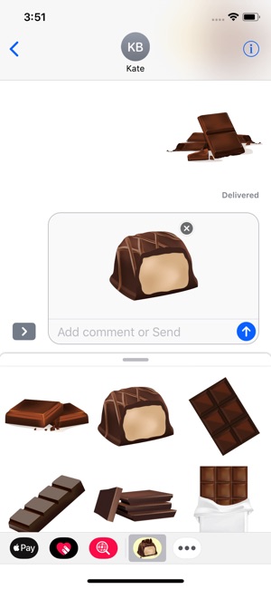 Milk Chocolate Bar Stickers(圖2)-速報App