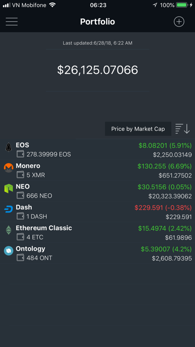 Crypto Market Cap Tracker screenshot 3