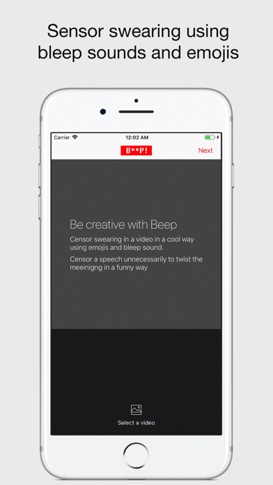 Beep - Censor videos easily Screenshot 2