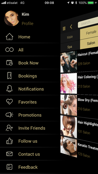 Salonaat:Online Beauty Booking screenshot 2