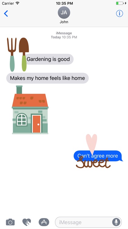 Gardening Sweet Home Stickers screenshot-3