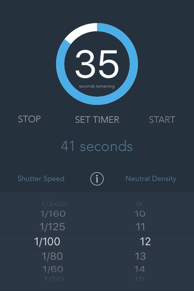 Slower Shutter Exposure Calc screenshot 2