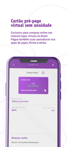 Screenshot 4 Vivo Pay - Sua Conta Digital iphone