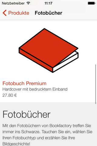 Bookfactory | Fotoprodukte screenshot 2