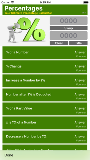 Ultimate Percentage Calculator