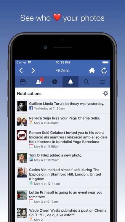 FBZero for Facebook screenshot-5