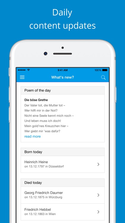 German poetry
