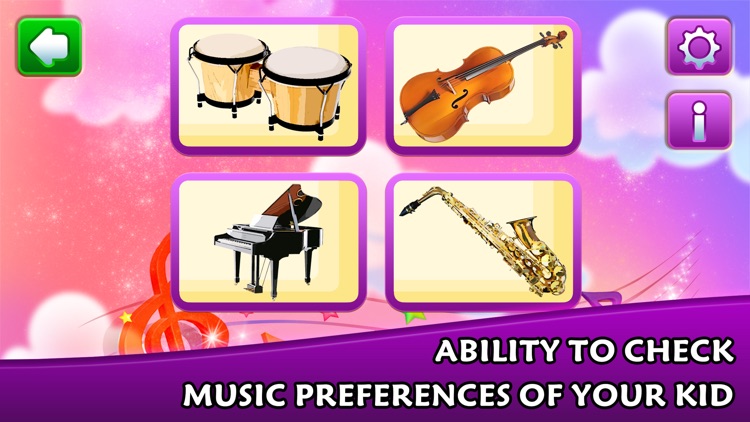 Kids learn music instruments