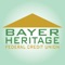 Bayer Heritage Federal Credit Union’s free mobile banking application available for phones and tablets