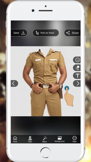 Man Police Photo Suit(圖2)-速報App