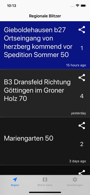 Blitzer im Landkreis(圖1)-速報App