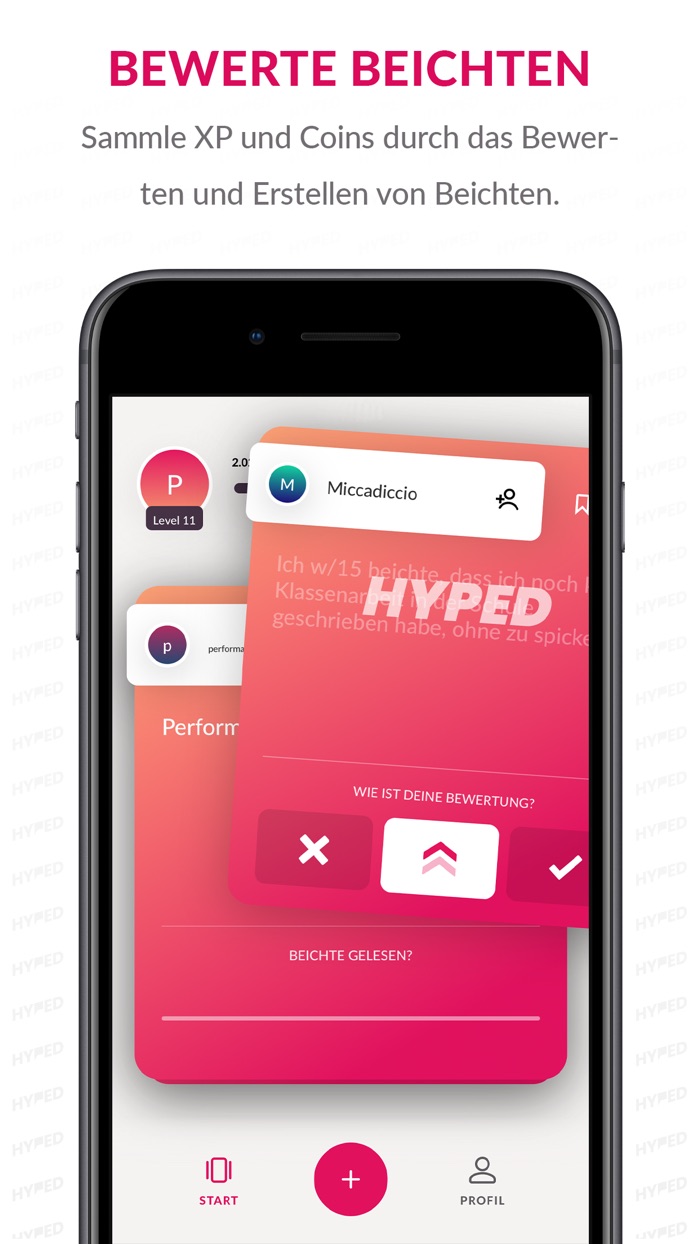 HYPED - soziales Netzwerk